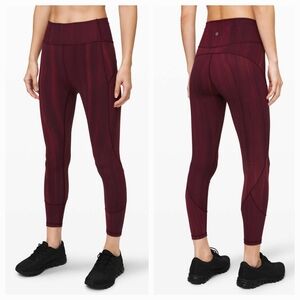 Lululemon In Movement Tight 25"  Sz 2 Style Number: W5CIOS HighRise